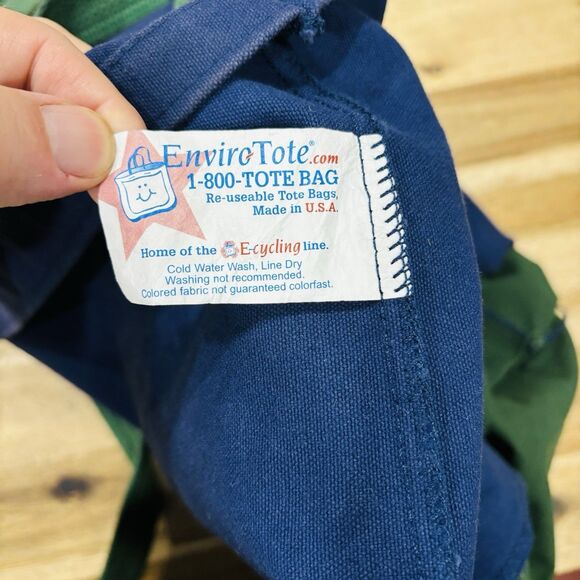 RARE Vintage 90s y2k Memorial Tournament Golf Canvas Boat Tote Bag Heavy Weight - Picture 8 of 10